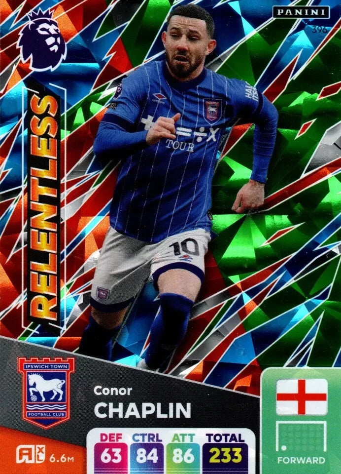 Panini Premier League Adrenalyn XL 2024/2025 Conor Chaplin Relentless Ipswich