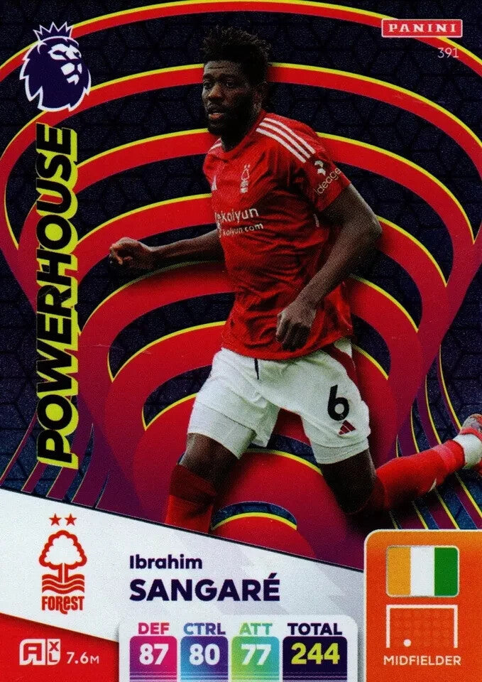 Panini Premier League Adrenalyn XL 2024/25 Ibrahim Sangare Forest Powerhouse