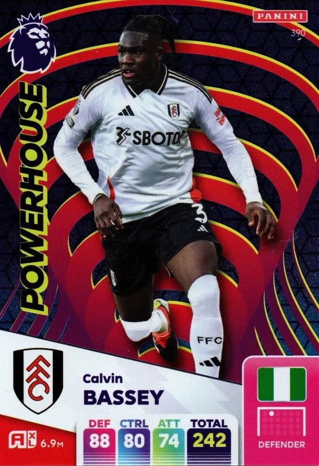 Panini Premier League Adrenalyn XL 2024/25 Calvin Bassey Fulham Powerhouse