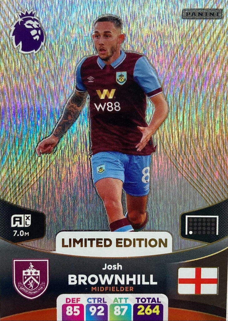 Panini Premier League Adrenalyn 2024 23 24 Josh Brownhill Limited Edition Card
