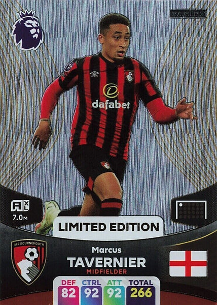 Panini Premier League Adrenalyn 2024 23 24 Marcus Tavernier Limited Edition Card