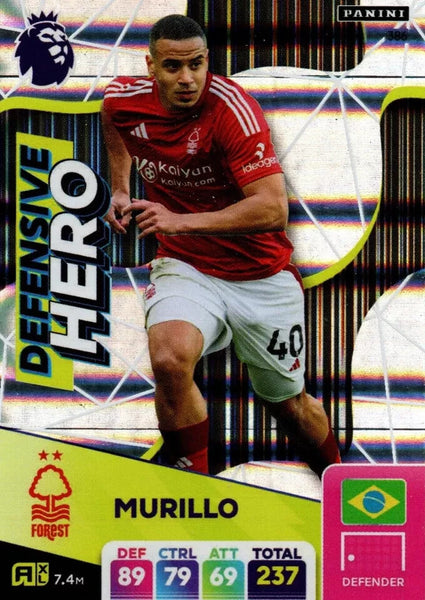 Panini Premier League Adrenalyn XL 2024/25 2025 Murillo Forest Defensive Hero