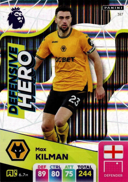 Panini Premier League Adrenalyn XL 2024/25 2025 Max Kilman Wolves Defensive Hero
