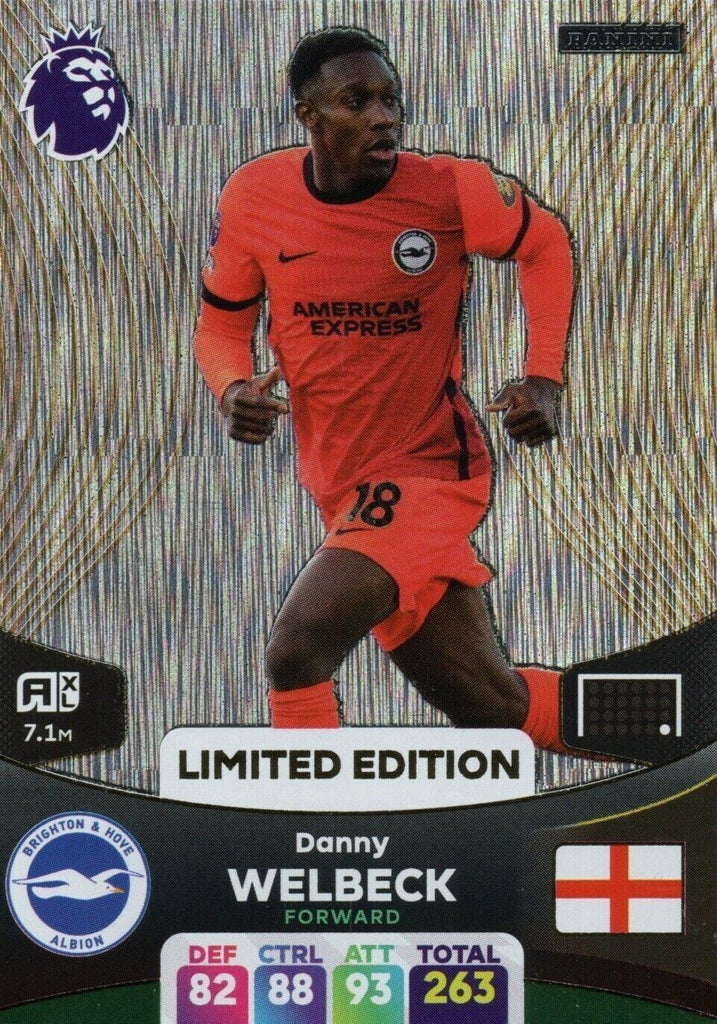 Panini Premier League Adrenalyn 2024 Danny Welbeck Limited Edition Trading Card