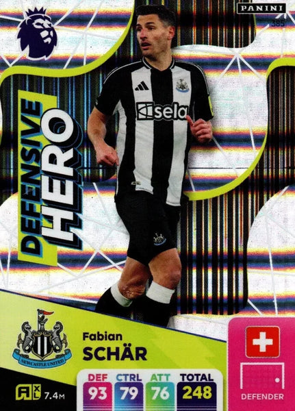 Panini Premier League Adrenalyn XL 2024/25 2025 Fabian Schar Defensive Hero