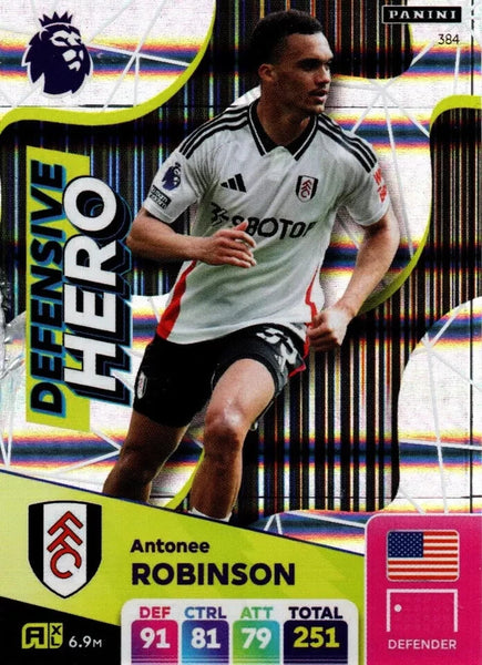 Panini Premier League Adrenalyn XL 2024/25 2025 Antonee Robinson Defensive Hero