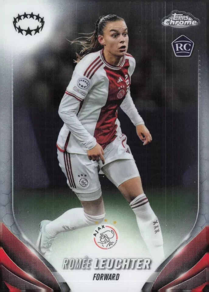 Topps Womens Chrome 2023-2024 Romee Leuchter Ajax Champions League Card #80