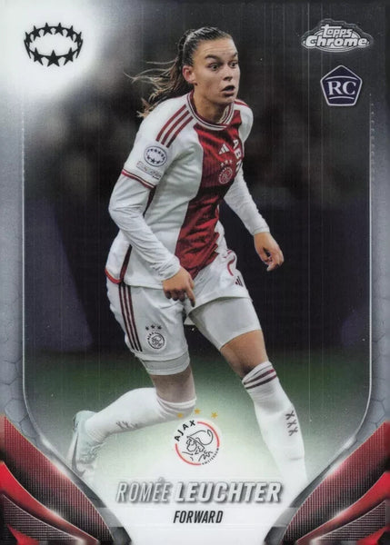Topps Womens Chrome 2023-2024 Romee Leuchter Ajax Champions League Card #80