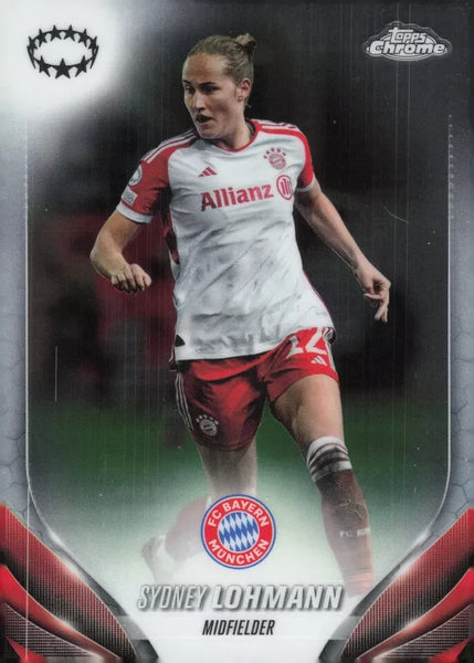 Topps Womens Chrome 2023-2024 Sydney Lohmann Champions League Card #99