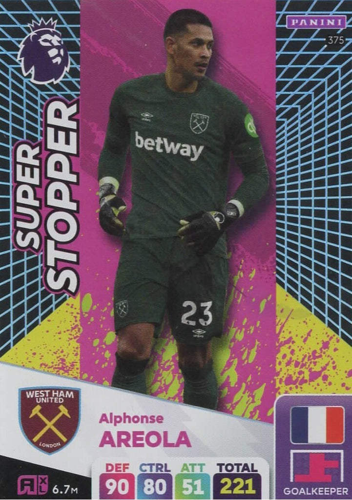 Panini Premier League Adrenalyn XL  24/25 2025 Alphonse Areola Super Stopper