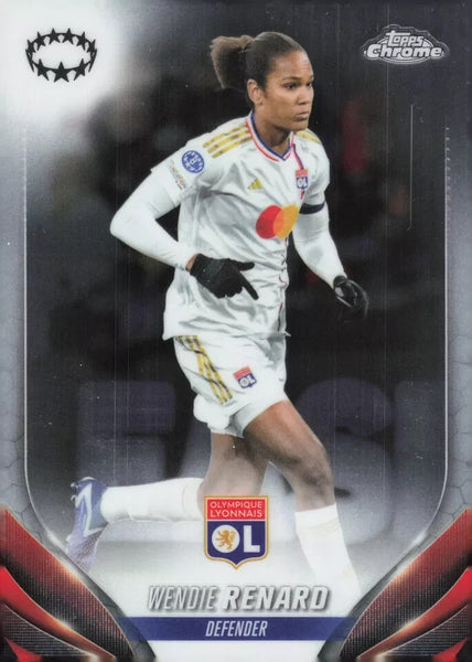 Topps Womens Chrome 2023-2024 Wendie Renard Lyon Champions League Card #3
