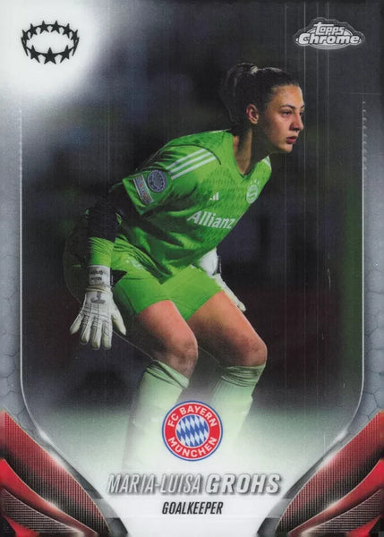 Topps Womens Chrome 2023-2024 Maria-Luisa Grohs Bayern Munich Champions League