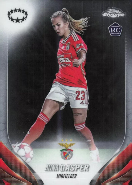 Topps Womens Chrome 2023-2024 Anna Gasper Benfica Champions League Card #95