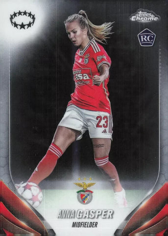 Topps Womens Chrome 2023-2024 Anna Gasper Benfica Champions League Card #95
