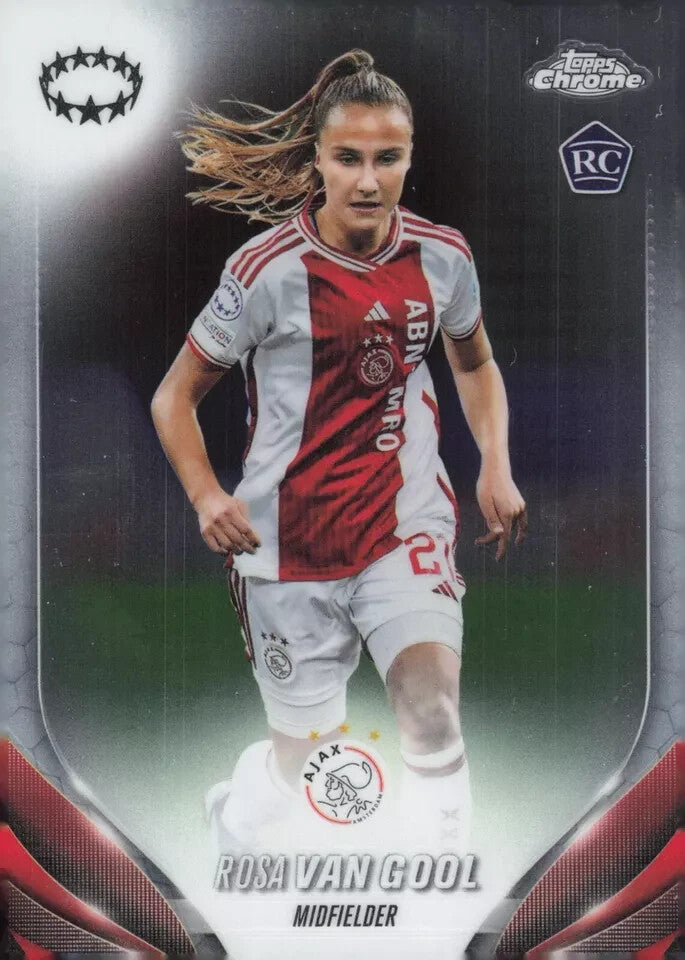 Topps Womens Chrome 2023-2024 Rosa Van Gool Ajax Champions League Card #2