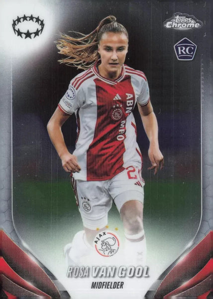 Topps Womens Chrome 2023-2024 Rosa Van Gool Ajax Champions League Card #2