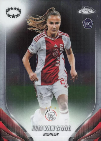 Topps Womens Chrome 2023-2024 Rosa Van Gool Ajax Champions League Card #2