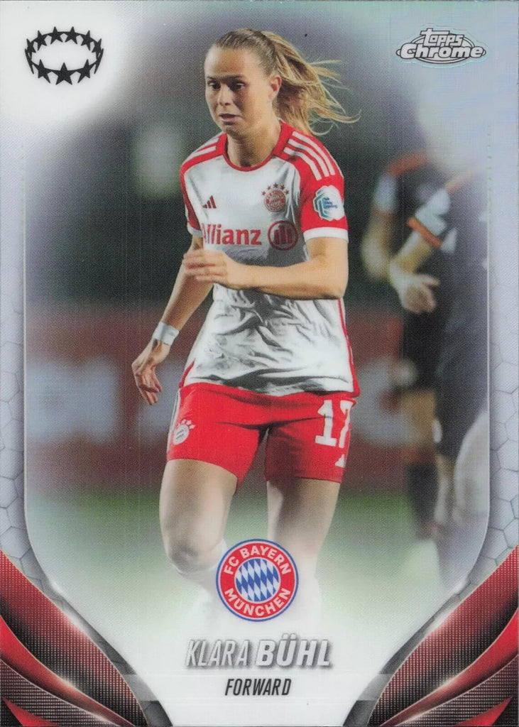 Topps Womens Chrome 2023-2024 Klara Buhl Bayern Munich Champions League #85