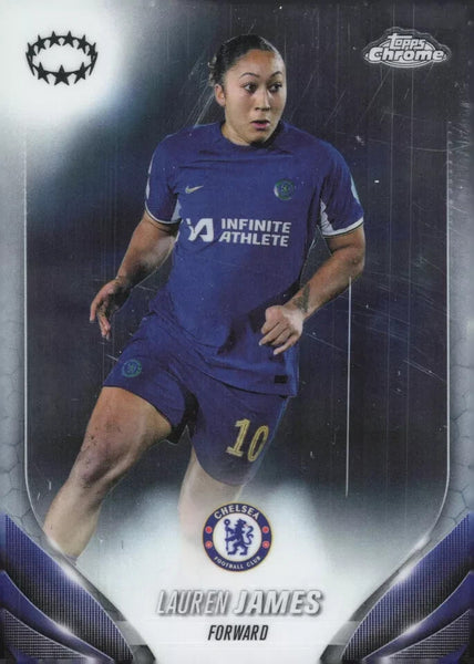 Topps Womens Chrome 2023-2024 Lauren James Chelsea Champions League #10