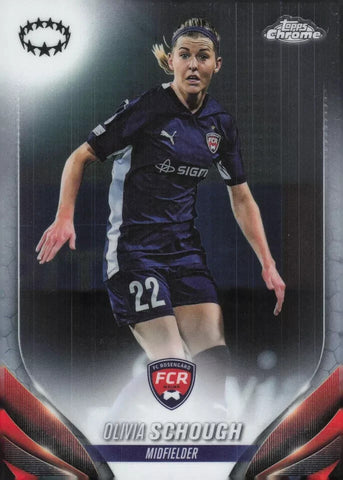 Topps Womens Chrome 2023-2024 Olivia Schough FC Rosengard Card #52