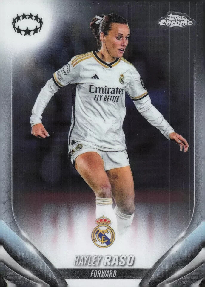 Topps Womens Chrome 2023-2024 Hayley Raso Real Madrid Champions League Card #73