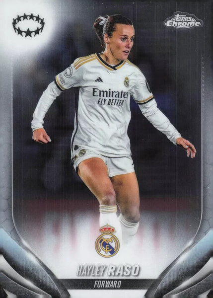 Topps Womens Chrome 2023-2024 Hayley Raso Real Madrid Champions League Card #73