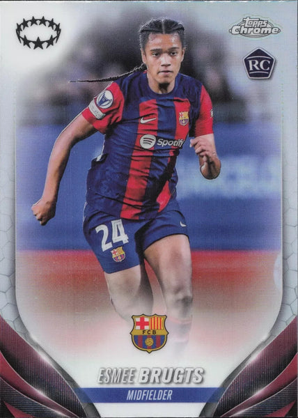 Topps Womens Chrome 2023-2024 Esmee Brugts Barcelona Champions League Card #71
