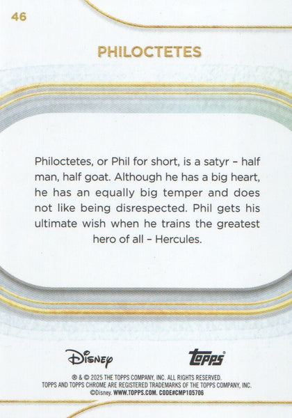 Topps Disney Chrome 2025 Philoctetes Base Card #46