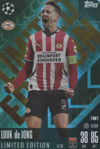 Topps Match Attax 2024/2025 Luuk de Jong Limited Edition PSV Eindhoven LE 18