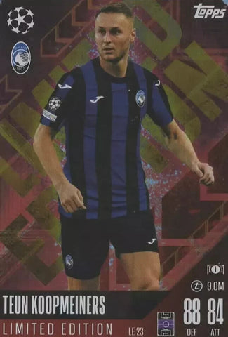 Topps Match Attax 2024/2025 Teun Koopmeiners Limited Edition Atalanta BC LE 23