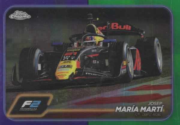 Topps Chrome Formula 1 2024 Josep Maria Marti F2 Campos Racing Parallel #114