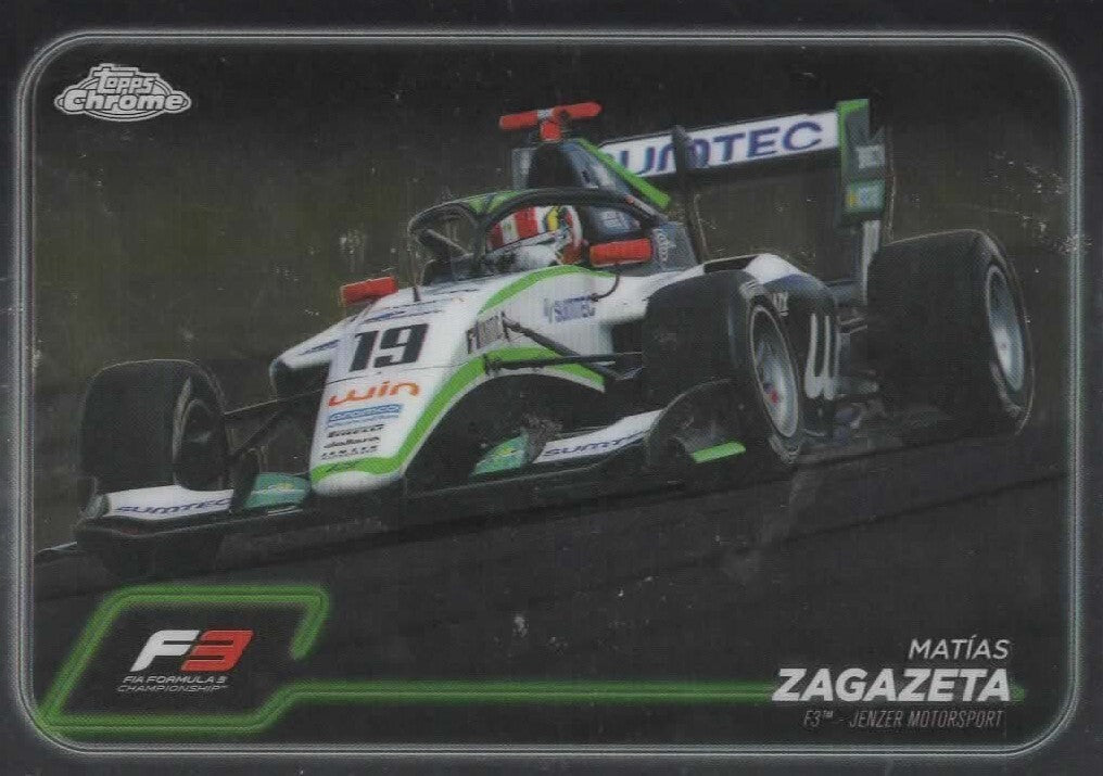 Topps Chrome Formula 1 2024 Matias Zagazeta F3 Jenzer Motorsport Card