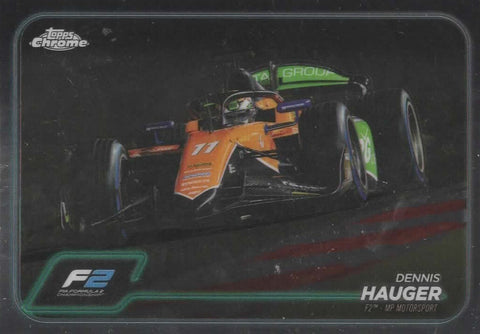 Topps Chrome Formula 1 2024 Dennis Hauger F2 MP Motorsport Card
