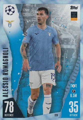 Match Attax 23/24 Champions League Crystal Parallel Alessio Romagnol Card