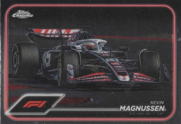 Topps Chrome Formula 1 2024 Kevin Magnussen Moneygram Haas Team Card #88