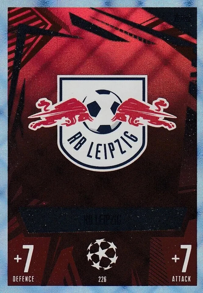 Match Attax 23/24 Champions League Crystal Parallel Club Badge RB Leipzig Card