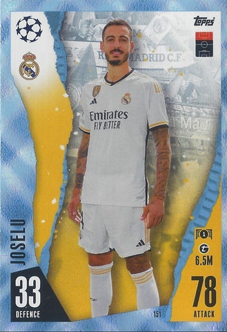 Match Attax 2023/2024 23/24 Champions League Crystal Parallel Joselu Card