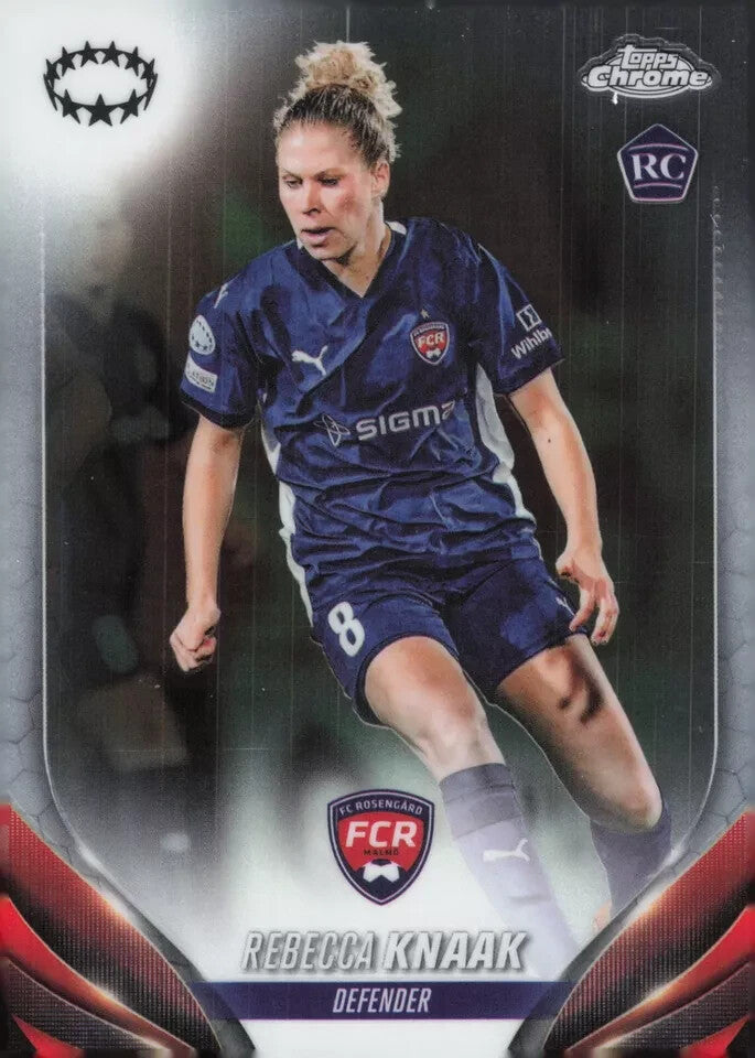 Topps Womens Chrome 2023-2024 Rebecca Knaak Champions League Card #65