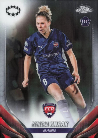 Topps Womens Chrome 2023-2024 Rebecca Knaak Champions League Card #65