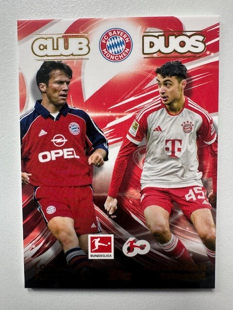 Topps 60 Years Celebration Bundesliga 2023/24 Matthaus & Pavlovic Duo Card CD-MP