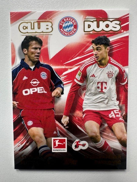 Topps 60 Years Celebration Bundesliga 2023/24 Matthaus & Pavlovic Duo Card CD-MP