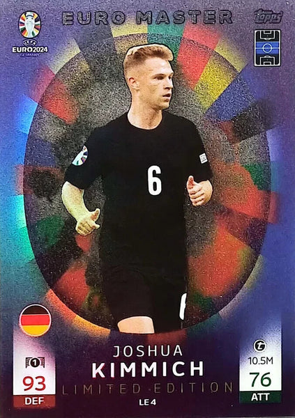 Match Attax UEFA Euro 2024 Joshua Kimmich Master Limited Edition Topps Card