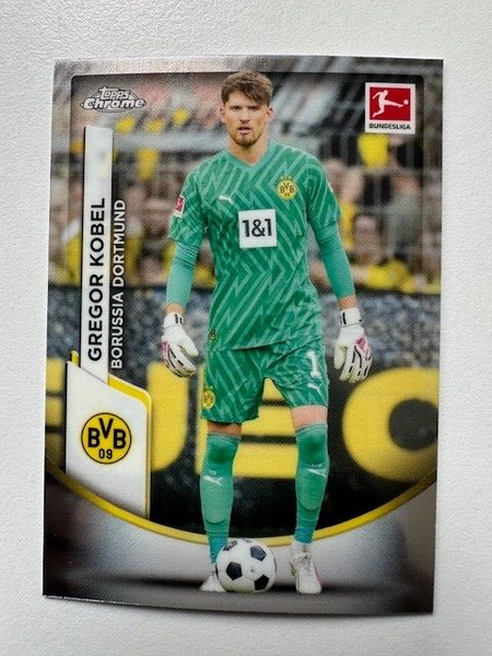 Topps Chrome Bundesliga 2023/24 Gregor Kobel Borussia Dortmund Card No 22
