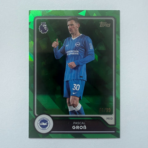 Topps Flagship Premier League 2026/27 Pascal Gross Green Parallel /99 Brighton
