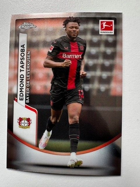 Topps Chrome Bundesliga 2023/24 Edmond Tapsoba Bayer Leverkusen Card No 64