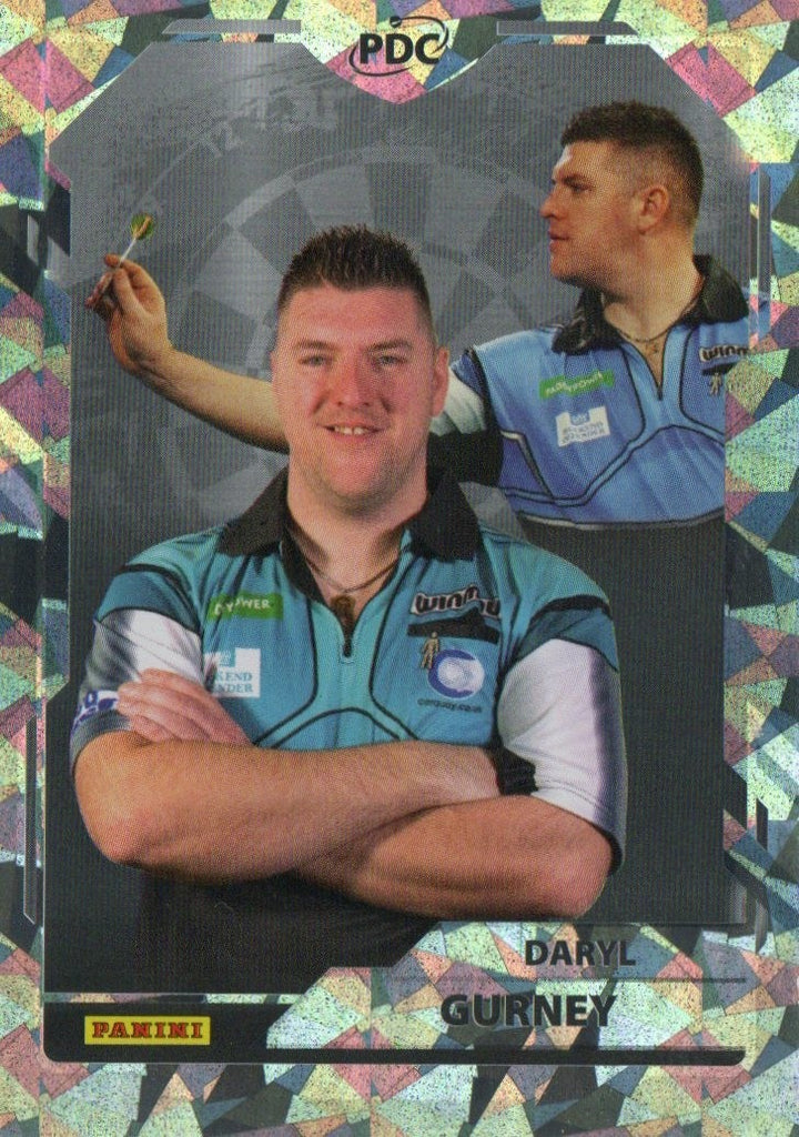 Panini 2026 PDC World Championship Darts Daryl Gurney Cracked Ice Card