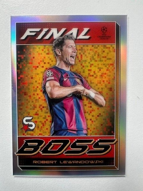 Topps Superstars 2024 23/24 Robert Lewandowski Final Boss Barcelona Card FB-4