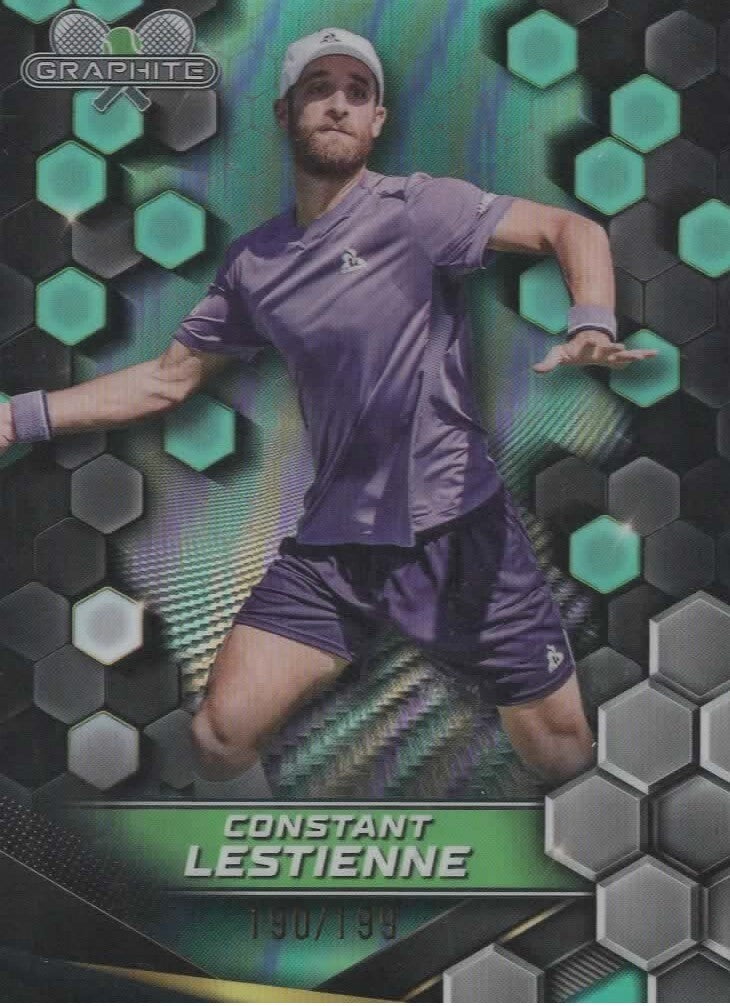 Topps 2024 Graphite Tennis Constant Lestienne Green Refractor Parallel Card /199