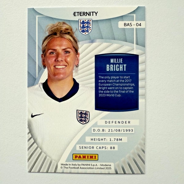 Panini Eternity 2025 Millie Bright Base Magenta /25 England Lionesses Card
