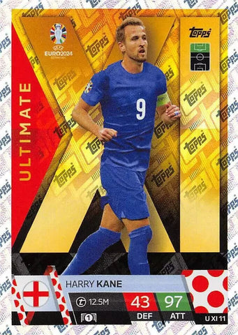 Match Attax Euro 2024 Harry Kane England Ultimate XI Topps UEFA Card